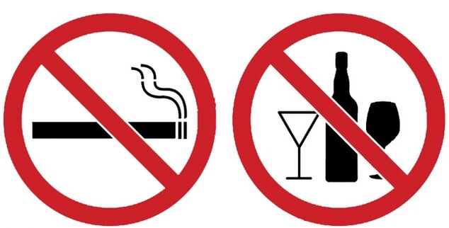stoppen met alcohol en roken vóór de borstlift